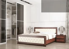 Кровать Стиль 2 160x200 см с мягкой спинкой